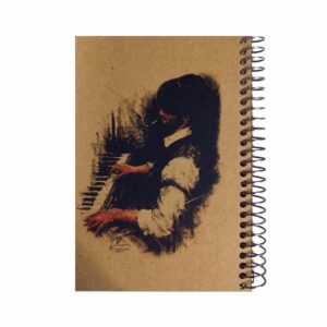 دفتر یادداشت طرح پیانیست